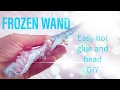 Elsa wand tutorial, diy Elsa wand, winter solstice wand diy, white witch or ice queen