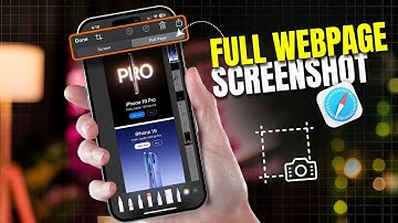 How to Take Full Webpage Screenshot in Safari Browser on iPhone | Take Scrolling Screenshot on iOS