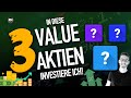 In diese 3 Qualitäts-AKTIEN investiere ich 2021 📈💰😍 TOP Value-Aktien 2021