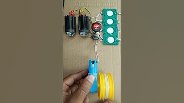 I Powered a Bike Fog Light & LED Using a Metal Bo Gear Generator! #DIY #generator #innovation