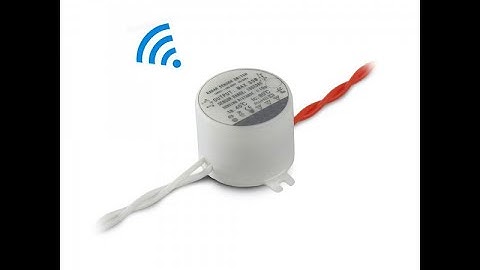 DIY Automatic Microwave Motion Sensor Lighting Switch for traditional lamp retrofit for corridors