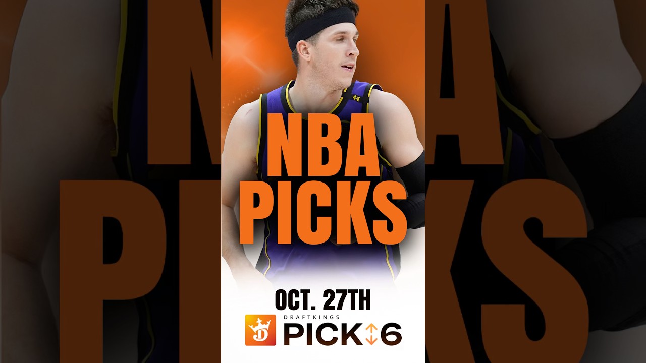 ЛУЧШИЕ 6 игр по версии NBA DraftKings сегодня! 🔥 | Прогнозы и прогнозы на NBA | Понедельник, 27.1...