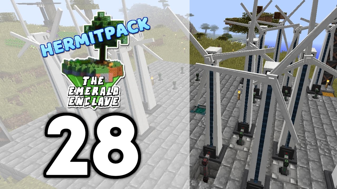 Emerald Enclave - HermitPack | EP28 | Moving the Wind Generators - Over 200% Power Increase