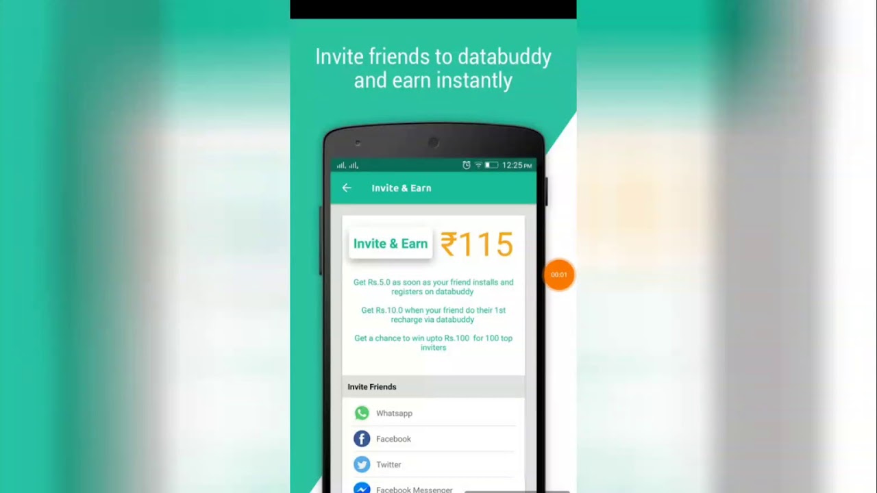 Databuddy app earn paytm cash & mobile recharge in Bengali