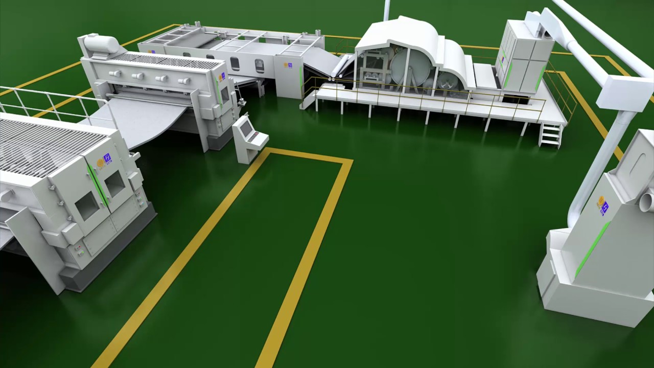 HTHI Needle Punching Nonwoven Production Line