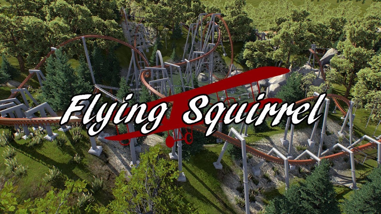 NoLimits 2 - Flying Squirrel (B&M - Launching Flying Coaster) 60fps