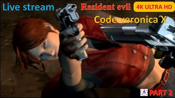 Resident evil code veronica X  Gameplay walkthrough Part 2 (4K 60FPS) No Commentary || vin lateo
