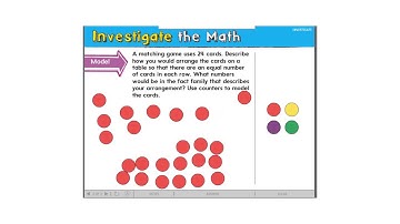chapter 3 lesson 1 Relating multiplication to division