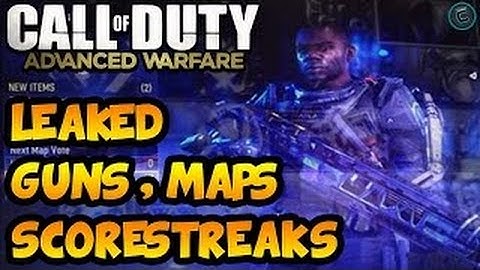 COD Advanced Warfare: All Maps, Guns, Scorestreaks & Exo Abilities - Call of Duty Advanced Warfare