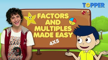Factors and Multiples made easy |Prime Factorization| Find factors of all numbers| Class 1 to 5 |