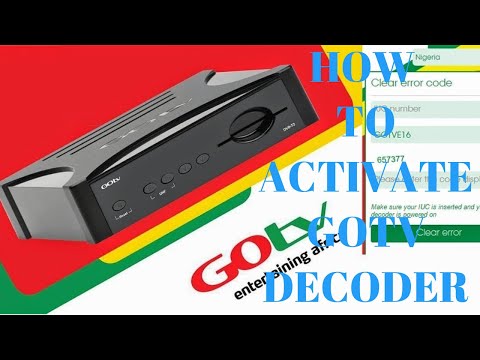How to activate a Gotv decoder in any country