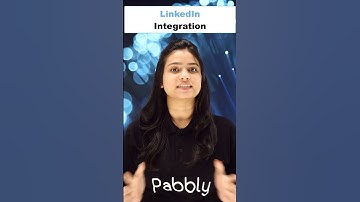 Add LinkedIn Leads to any CRM Application automatically with #pabblyconnect #shorts