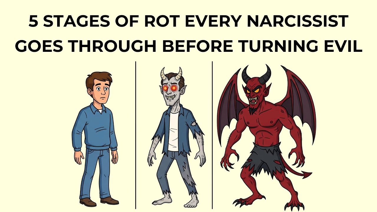 5 Stages of Rot Every Narcissist Goes Through Before Turning Evil