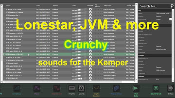 Kemper | Lonestar, JVM and more