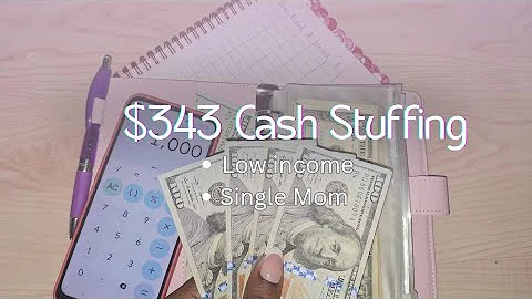 CASH ENVELOPE STUFFING 2025 | Single mom | Low income | Tight budget