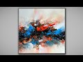 Abstract Painting Techniques / Simple Blending / Canvas Painting / Abstract Painting 531
