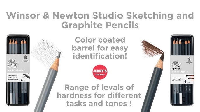 Winsor & Newton Studio Collection Sketching Pencil - Set of 6