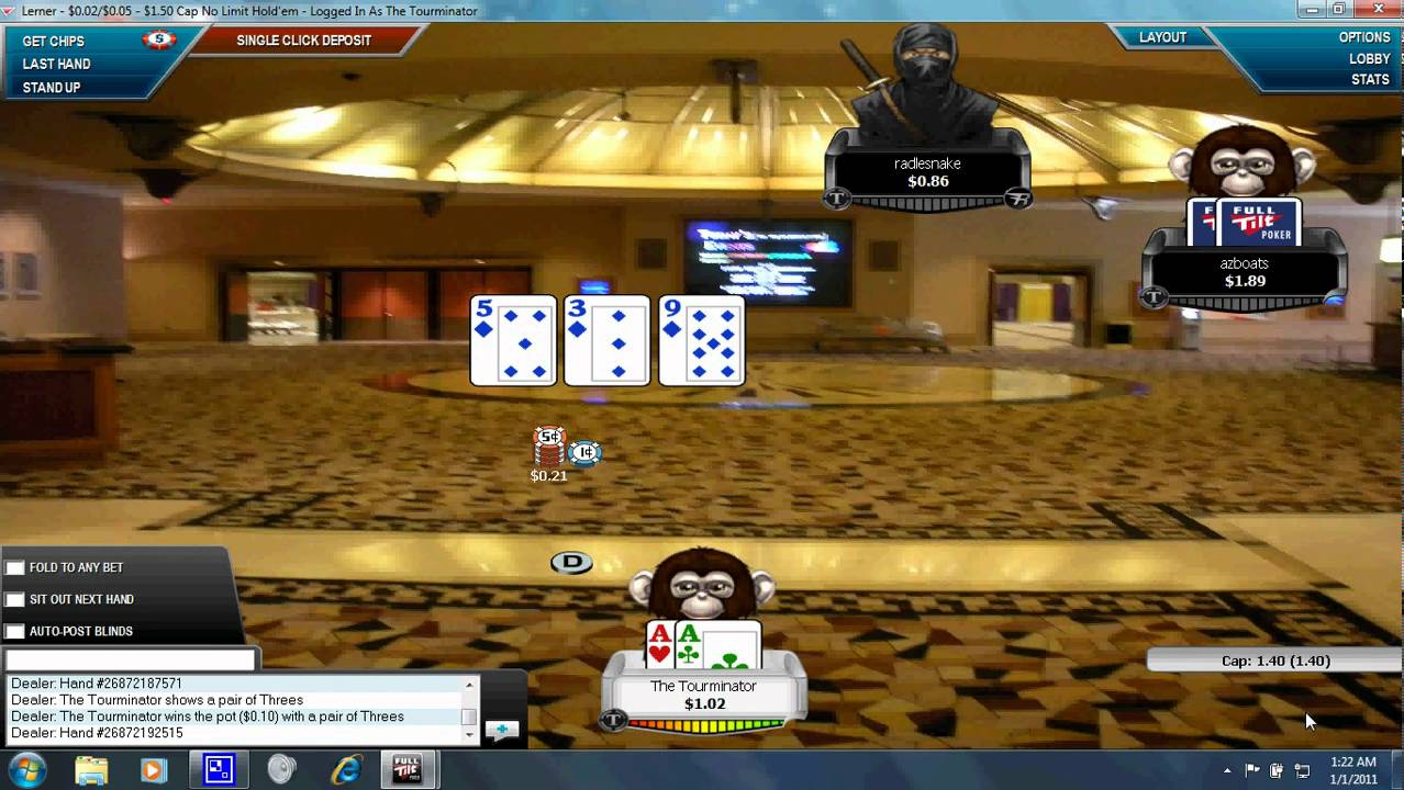 FULLTILT poker: first ROCKETS of the New Year - YouTube