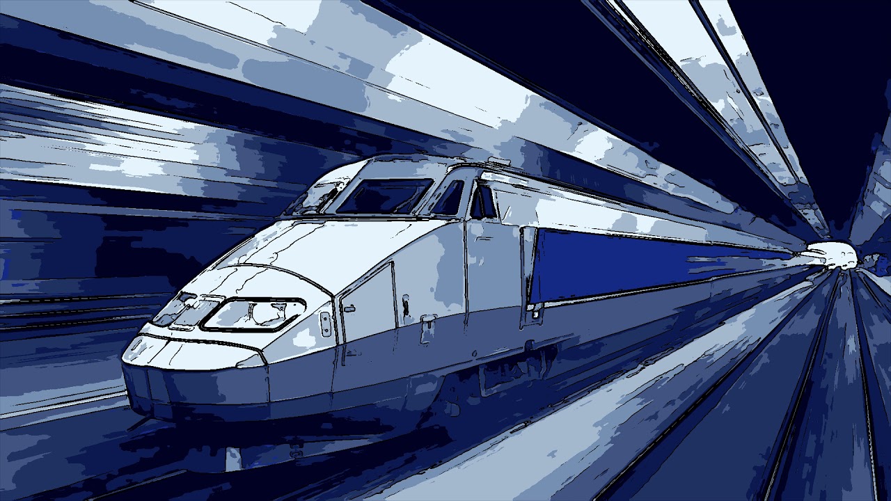 High Speed Train Passing By [1 HOUR]