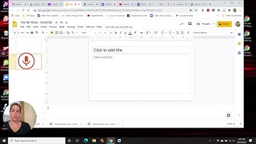 Voice to text, Creating a DOC or Slides presentation in Google Classroom