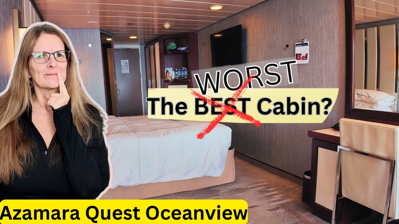 Is Azamara Quest OCEANVIEW Cabin 6005 the BEST or WORST? We Were Above The Cabaret Lounge