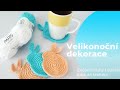 Velikonoční dekorace - zajíček / háčkování pro začátečníky / aplikace zajíček (králíček)