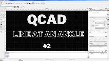 QCAD Line at an angle