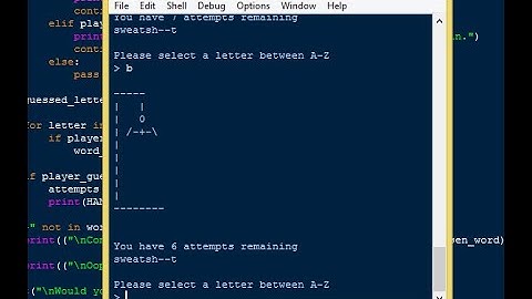 Guess Word Hangman Game using Python