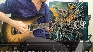 LAMB OF GOD - Omens (Guitar Cover with On Screen Tabs)