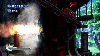 Sonic Generations Glitch - Rocket + Slope = Crash