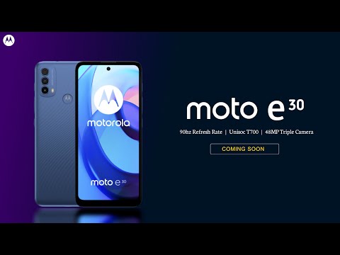 Motorola Moto E30 - Official Launch | Specs | price in india | Unboxing