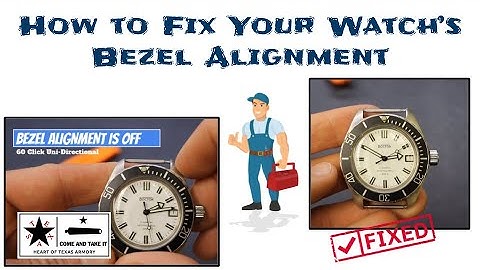 How to Fix Bezel Alignment - On my Vostok 020SE