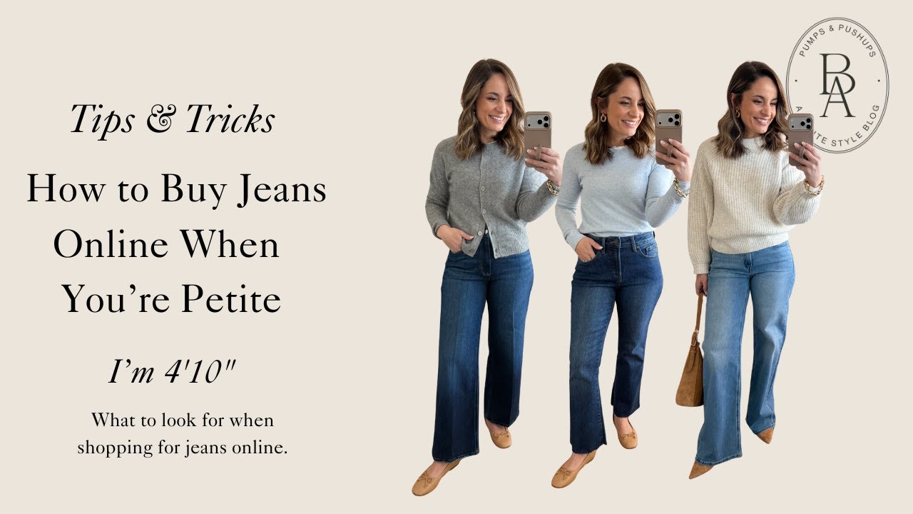 How to Buy Jeans Online When You’re Petite | Rise, Inseam & Fit Tips