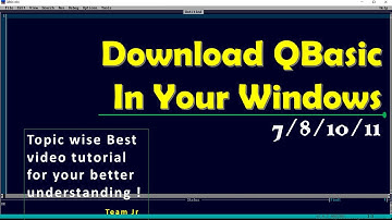 How to download Qbasic/qb64 in Windows 7/8/10/11 in Hindi | Computer Programming Language |