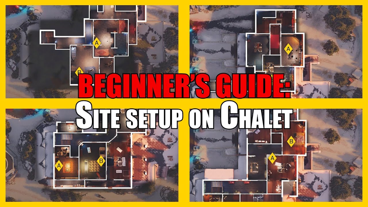Site setup on Chalet Rainbow Six Siege Beginner's Guide YouTube
