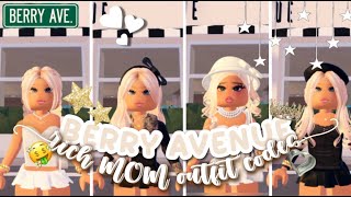 Rich Mom Old Money Outfit Codes For Roblox Berry Avenue Bloxburg Brookhaven & More! | bunniory ౨ৎ