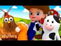 Old MacDonald Had a Farm Song + More Nursery Rhymes &amp; Kids Songs | Minibus