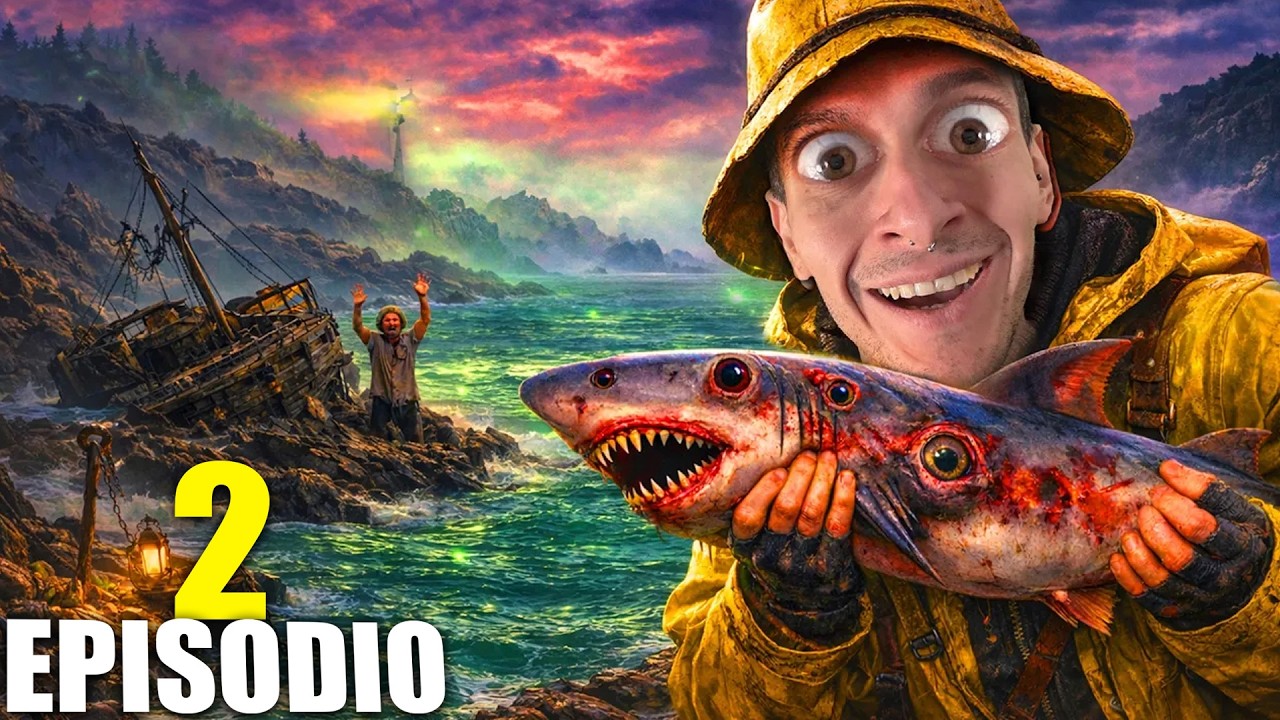 TROVO UN NAUFRAGO E UNO SQUALO MUTANTE NELL' OCEANO DI DREDGE !! #2