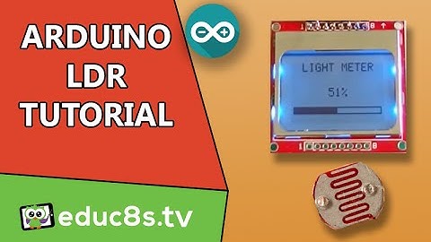 Arduino Photoresistor Tutorial with a Nokia 5110 display