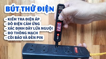 Bút thử điện nhỏ gọn nhưng có 5 chức năng