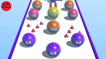 BALL MERGE 2048 All Levels Gameplay (Android, iOS) Part 384 | Lvl 132-136