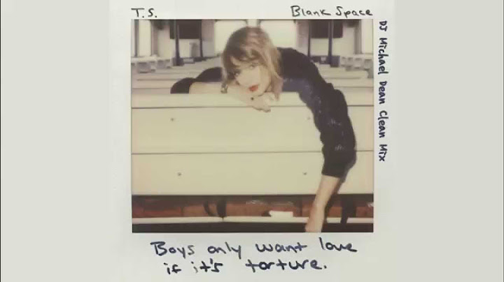 Blank Space Radio Edit version - Radio Edit performance video thumbnail