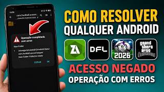✅ Como Resolver: Operação Completada com Erros ou Acesso Negado no ZArchiver (Tutorial 2026)