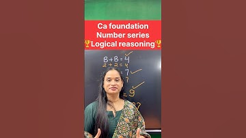 Ca foundation reasoning number series #commerceshorts #cafoundation #numberseries #reasoning #ca