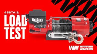 Warrior Winches: Stealth 45STA12 Winch Load Test