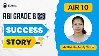 RBI Grade B Topper Interview | RBI Grade B Preparation Strategy | How To Crack RBI | EduTap Guidance