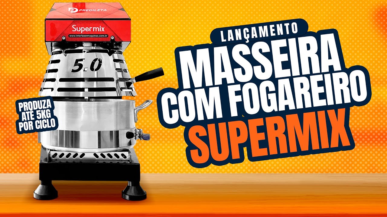 Conheça a Supermix: Masseira da linha Predileta com fogareiro | Interlaser Máquinas