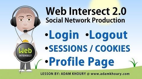 7. PHP Tutorial - Log In Form - Log Out Script - Cookies and Sessions - User Profile