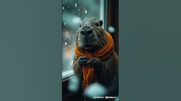 When Two Evil Cats Bully a Helpless Capybara 😿🐹 #capybara #cartoon #animation #cutecat #cat #funny