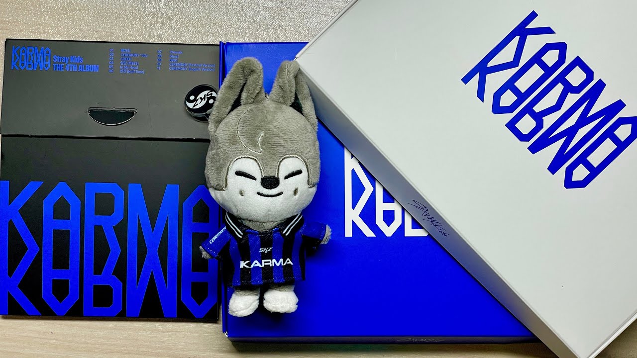 KARMA РАСПАКОВКА: КОМПАКТ И РЕГУЛЯРНЫЕ ВЕРСИИ | Stray Kids Unboxing Karma